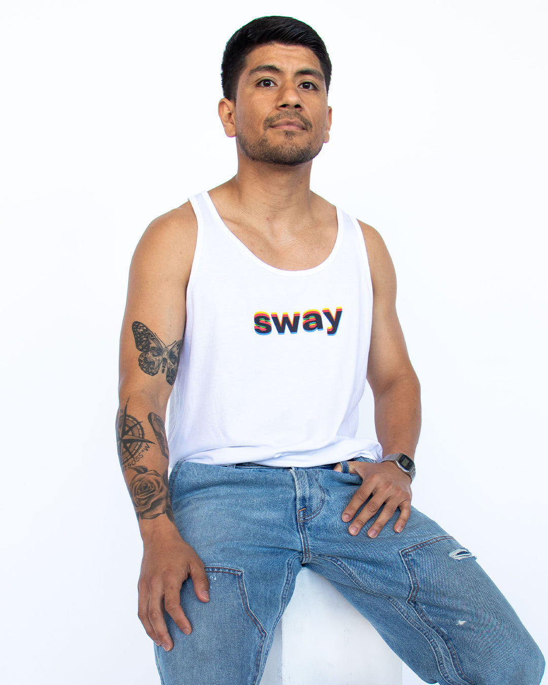 SWAY Staple White Tank